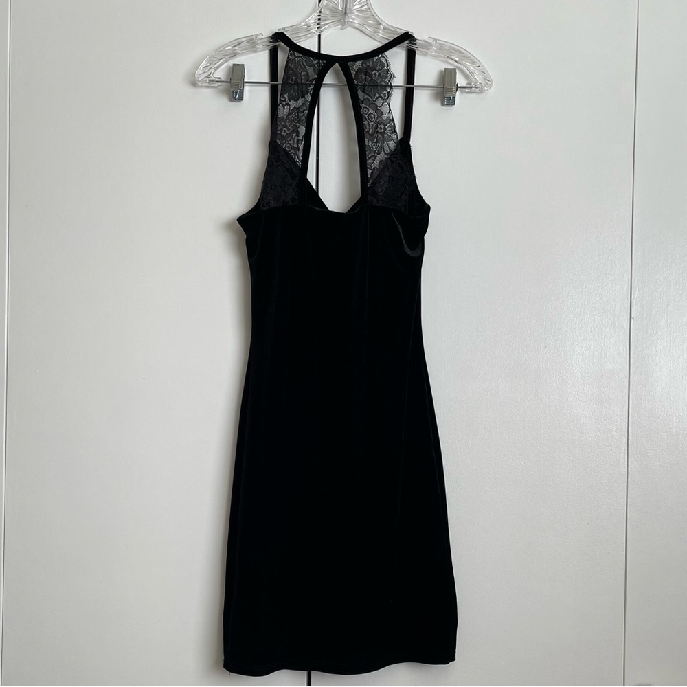 Lulus Sultry Summoning Black Velvet Bodycon Dress - Picture 2 of 8
